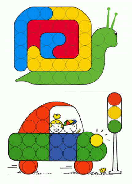 Трафареты для детской мозаики