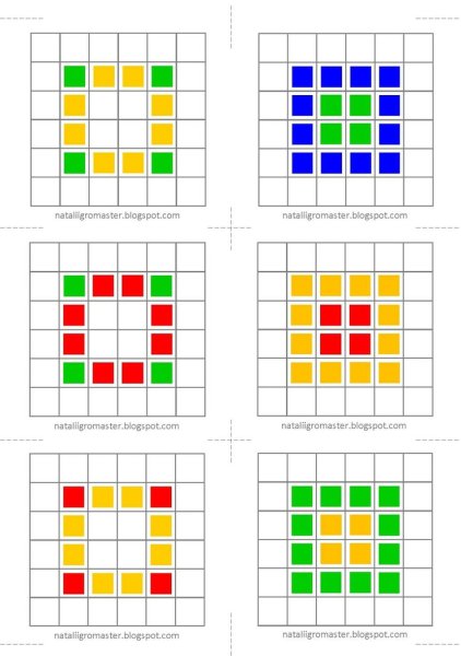 Повтори узор для детей