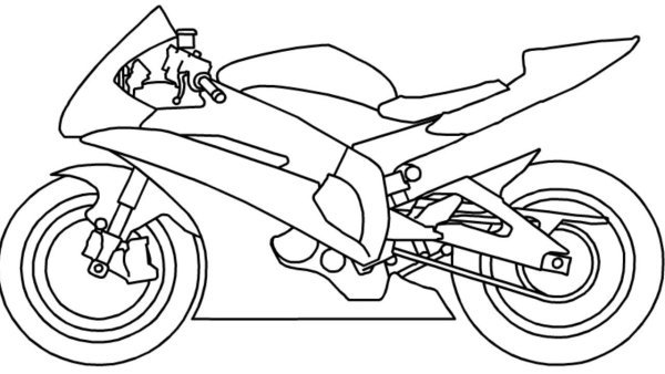 Мотоциклы для рисования детям