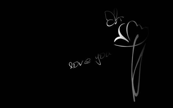 Черные обои