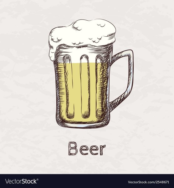 Пивная Кружка эскиз