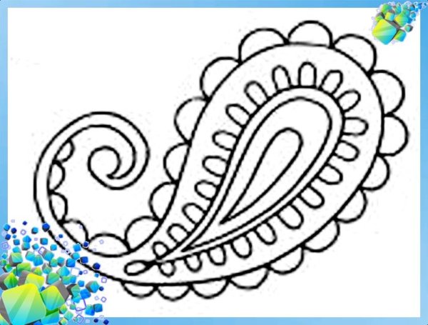 Зарисовка элемента Восточный огурец