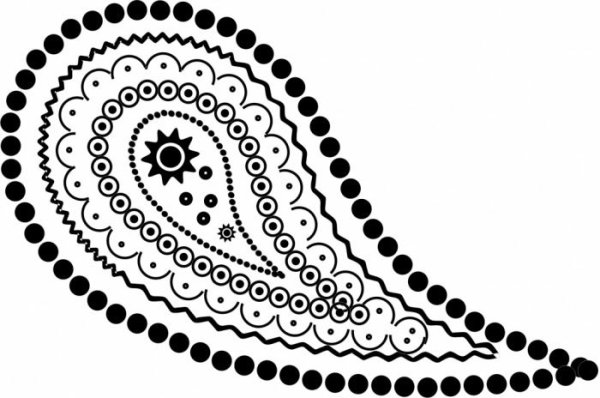 Узоры для точечной росписи контурами