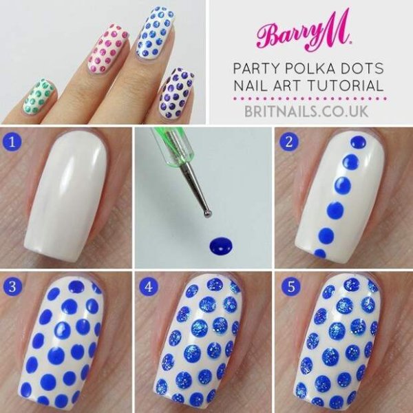 Рисунки на ногтях для начинающих