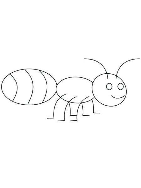 Муравей рисунок