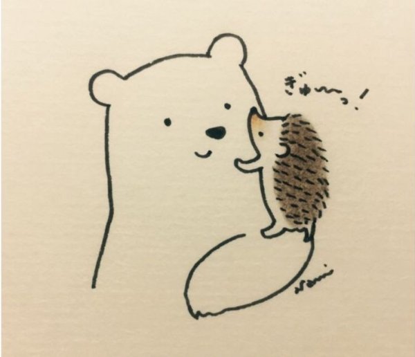 Рисунок медвежонка для срисовки