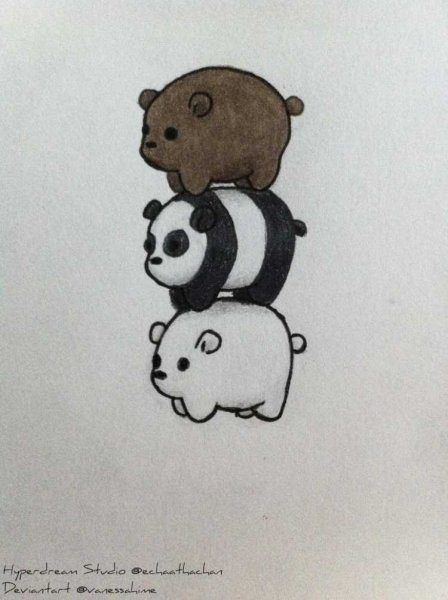 Рисунок медведя для срисовки легкие