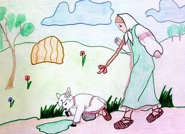 Аленушка детский рисунок