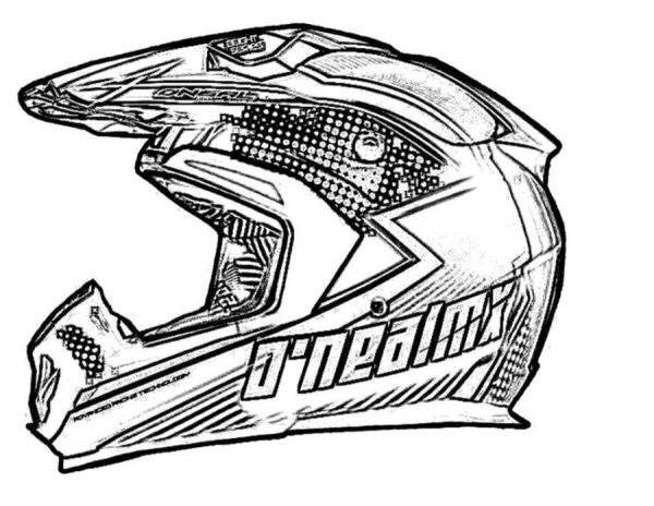 Раскраски для мальчиков мотокросс