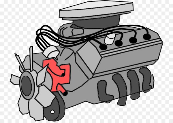 Двигатель нарисованный
