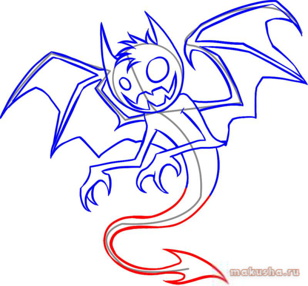 Лёгкие рисунки демонов