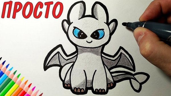 Рисунки фломастерами легкие