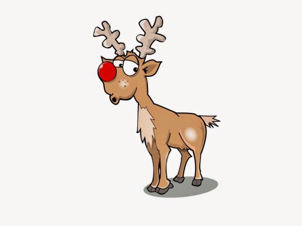 Портрет оленя Рудольфа