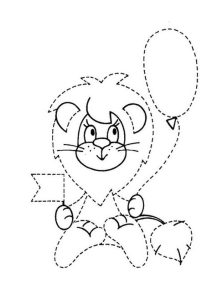 Обводилка пропись для малышей