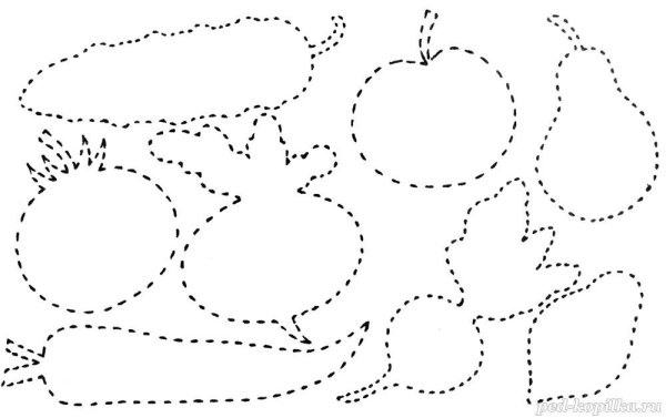 Обводка для дошкольников