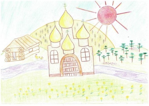 Рисунок на тему природа