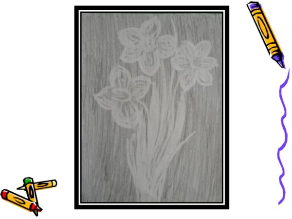 Рисование простым карандашом и ластиком