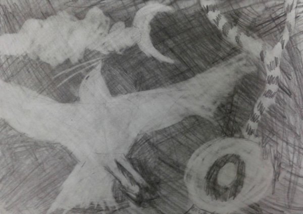 Техника рисования ластиком