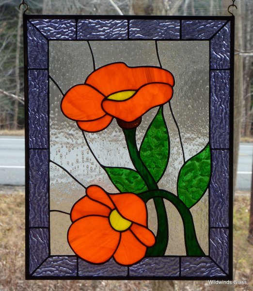 Витраж на стекле для детей