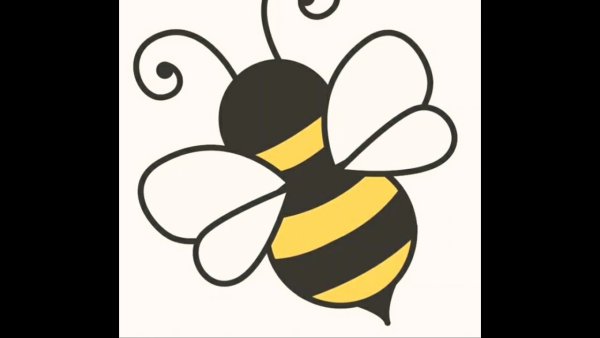 Пчела рисунок для детей