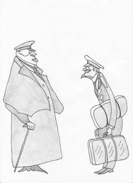 А П Чехов толстый и тонкий рисунок