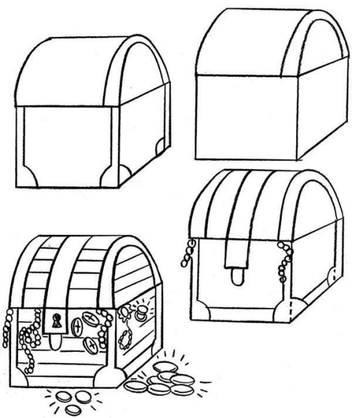 Шкатулка для раскрашивания
