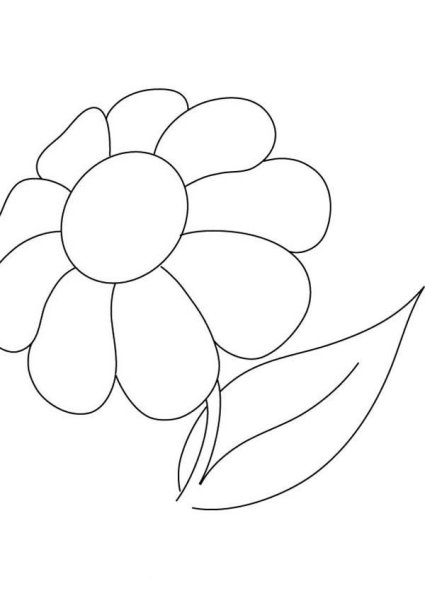 Рисуем красивую ромашку