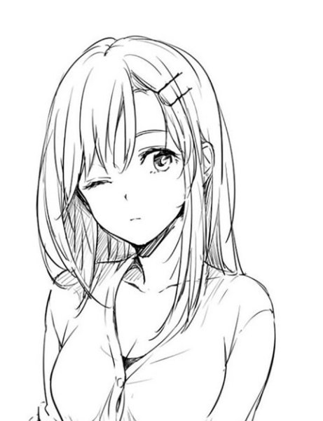 Аниме карандашом