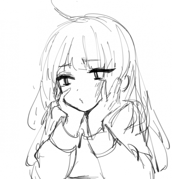 Лицо тянки для срисовки