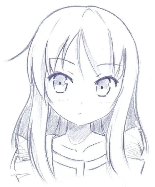 Аниме карандашом