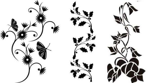 Узоры и цветы