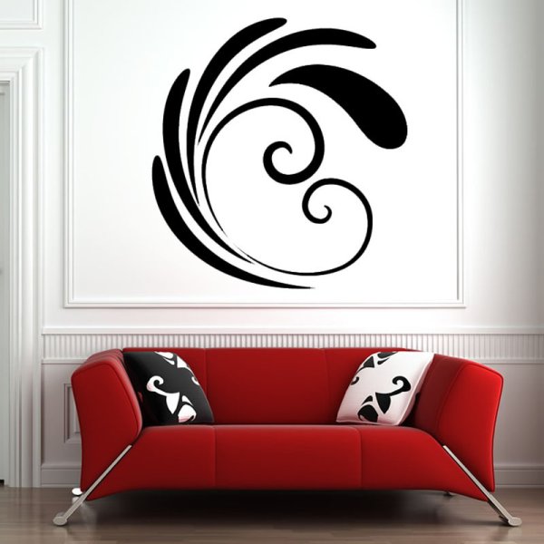 Трафареты для стен простые