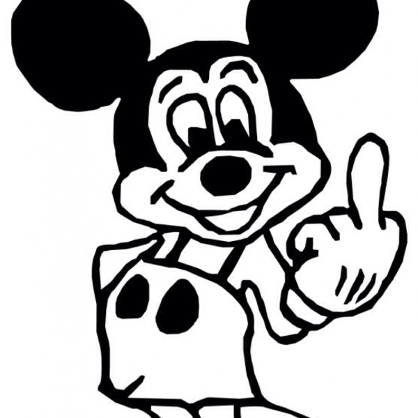Микки Маус для срисовки