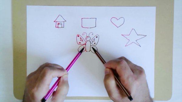 Дорисуй половинку