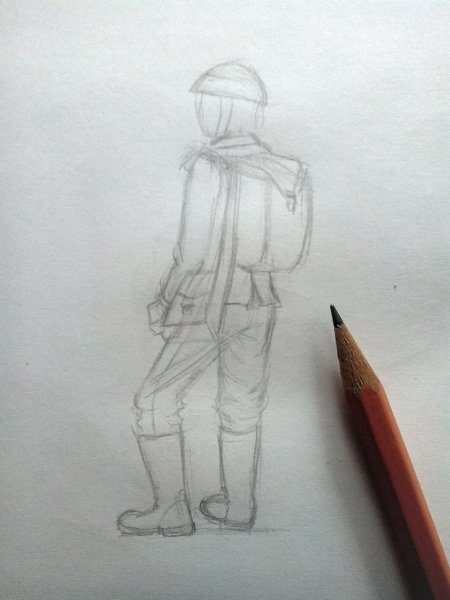 Солдат раскраска для детей