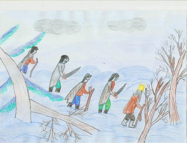 Опера Ивана Сусанина рисунок