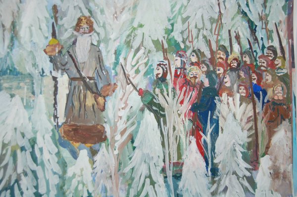 Рисунок к опере Иван Сусанин 2 класс