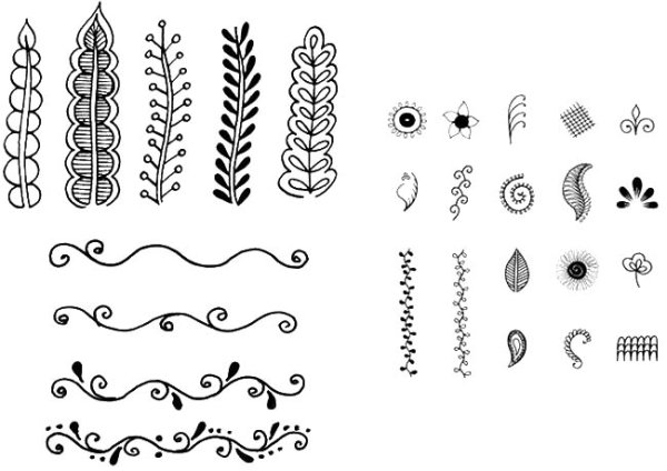 Рисунки для мехенди для начинающих эскизы