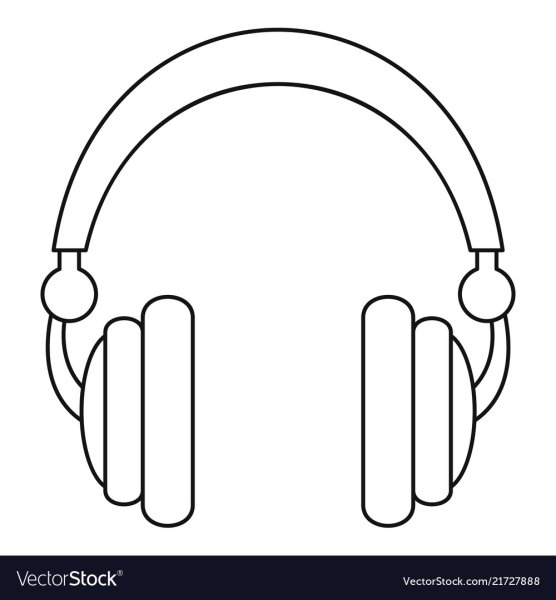 Кабель наушники вектор