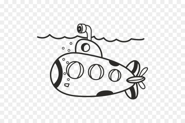 Подводная лодка вектор