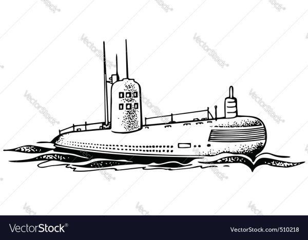 Подводная лодка раскраска для детей