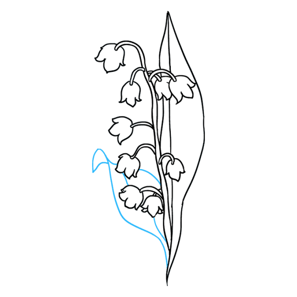Ландыш рисунок для детей