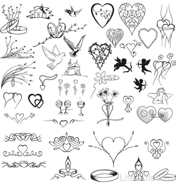 Маленькие Татуировки эскизы