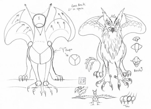 Мифические существа рисунки детей