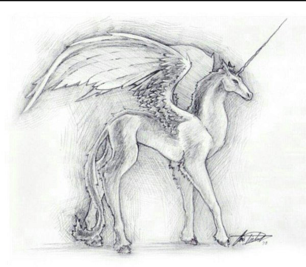 Рисунки мифических животных