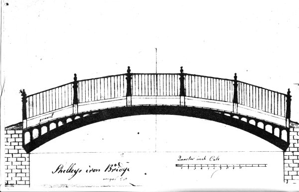 Мост карандашом