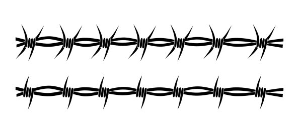 Колючая проволока тату эскиз