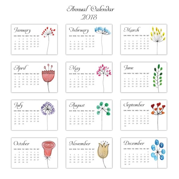 Нарисовать календарь своими руками