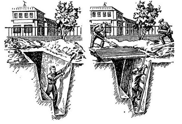 Простейшие укрытия