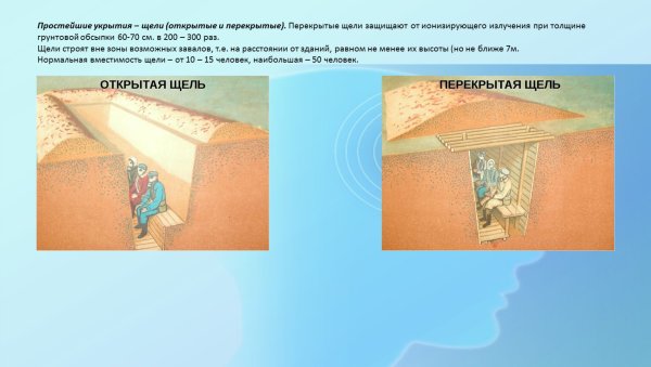 Защитные сооружения гражданской обороны простейшие укрытия